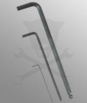 Imbuszkulcs hosszú 5 mm gömbvégű Genius