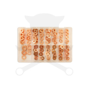 Porlasztó (injektor) réztömítés "tűzkarika" alátét készlet150db CRD