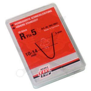 Gumi profilvágóhoz vágókés - kerekített profil - R Fix5. 10-14 mm-20 db