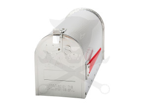 Postaláda - Amerikai, alumínium postaláda - ALU ezüst