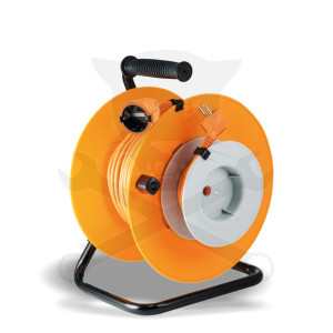 Kábeldob 27+3 m - IP20 lengőaljzattal 2300W fűnyírógéphez