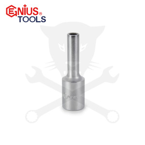 Dugókulcs - crowafej 3/8" 12 lap hosszú 6 mm Genius