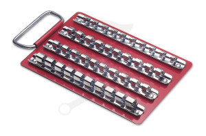 Dugókulcstartó sín, fiókba helyezhető 40 db-os 1/2-3/8-1/4 LASER