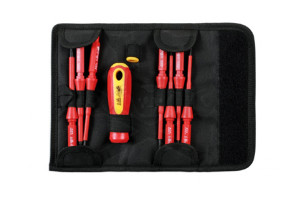 Szigetelt VDE 1000 V-os cserélhető Torx csavarhúzó készlet