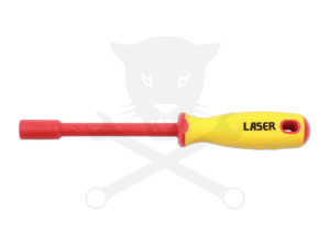 Szigetelt VDE 1000 V-os dugókulcs csavarhúzó 6 lapú 9 mm-es