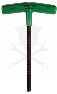 Imbuszkulcs Bondhus T-fogós 206 mm TORX45