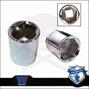 Lok-Typ Dugókulcs - crowafej 3/8" 17 mm 6 lap alacsony - Welzh