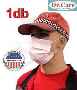 Arcmaszk - EÜ - orvosi szájmaszk 3 rétegű -1 db - Dr.Care - USA - RAKTÁRON !!!