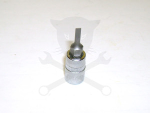 Rátűzőkulcs - crowa+bit 1/4" lapos 3 mm