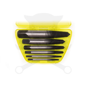 Csavarkiszedő - törtcsavar kihajtó készlet - balos - Genius