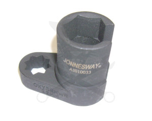 Lambdaszonda kiszerelő 22 mm eltolt 1/2" csillag alakú Jonnesway