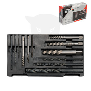 Csavarkiszedő készlet 1.4-15 mm M3-M24 12 db-os - Yato