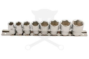 Dugókulcs - crowafej készlet 3/8" 6 lapú COLOS AF 8 db-os 3/8"- 13/16"