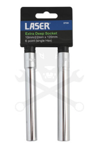 Dugókulcs - crowafej készlet 3/8" extra hosszú 2 db 10-12 mm x 120 mm