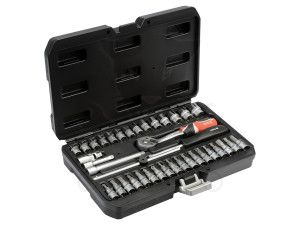 Dugókulcs - crowafej készlet 1/4" 6 lap hosszú 38 db-os 3,5-14 mm - Yato