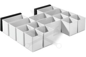 Systainer - Szerszámtartó üres koffer 3 fiókos SYS 4 TL-SORT-hoz betét