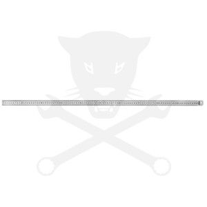 Vonalzó, acél, merev 1000 mm rozsdamentes metrikus