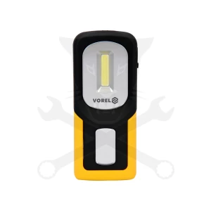 Szerelőlámpa (zseb) LED 3W COB mágneses, kampós - Vorel