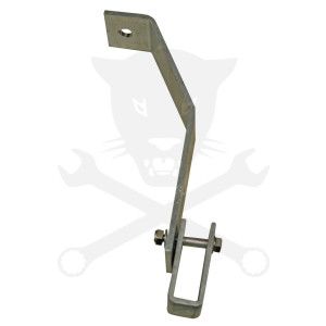 Aknalétra ACÉL létrafokoshoz fali rögzítő horganyzott - 280-330 mm