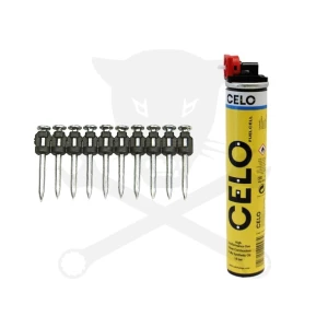 Betonszög TKA általános 40 mm-es 1000 db + gázpatron CELO