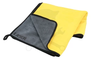 Törlőkendő - Mikroszálas 120x60 cm sárga/szürke - Laser