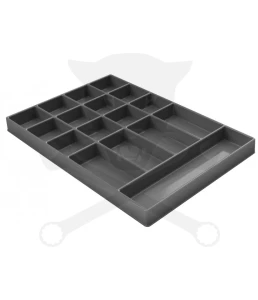 Szerszámtároló tálca 17 részes 545x365x59 mm - 1/2 fiókhoz - SP Tools