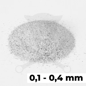Homok kvarc 0,1-0,4 mm 25 kg zsákos kiszerelés (HOM0.1-0.4/25)