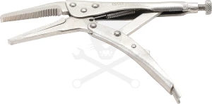 Fogó önzáró hosszúcsőrű 225 mm BGS