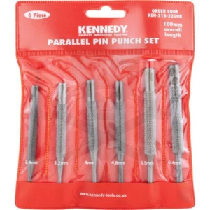 Kiütő készlet 6 db-os 2,4 - 6,4 mm-ig Kennedy (KEN-518-2200K)