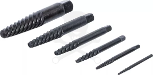 Csavarkiszedő - törtcsavar kihajtó készlet 6 db-os - balos BGS