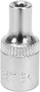 Dugókulcs - crowafej 1/4" belső Torx E4 mm - Yato