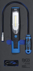 Szerelőlámpa + mágneses felszedő szerszámos kocsiba habtálcás - 1/3 -