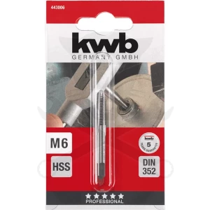 Menetfúró gépi, egyenes hornyú M6 HSS
