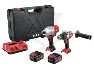 Ütvefúró-csavarozó + ütvecsavarozó akkus 18V 5Ah (PD 2G 18.0-EC FS55BC + IW 3/4)