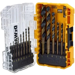 Csigafúró készlet HSS-TiN 14 db-os 1,0-8,0 mm - Dewalt