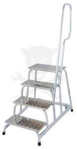 Állvány ALU négyfokos szerelő dobogó, gurulós - Krause Stabilo