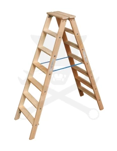 Létra FA lépcsőfokos két oldalon járható 2x 7 fokos - Krause STABILO