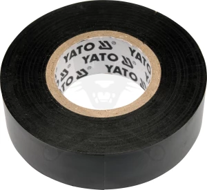 Szigetelőszalag 20m fekete 0.13x19 mm - Yato