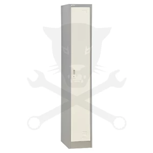 Öltözőszekrény - 1 emberes - egy hosszúajtós kivitel 1850x300x450mm