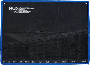 Csillag-csillagkulcs készlet hajlított 12 db-oshoz üres szövettartó -