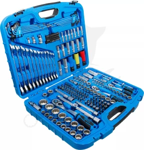 Szerszámkészlet 176 részes dugókulcs + racsnis csillag-villás készlet- BGS