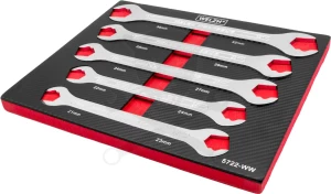 Villás-villáskulcs készlet 5 db-os 21 - 32 mm LOK-TYP - ULTRA VÉKONY -