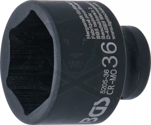 Légkulcsfej 1/2" 6 l.n. 36-os - BGS