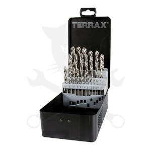 Csigafúró készlet HSS 25 db-os 1,0-13,0 mm - Terrax