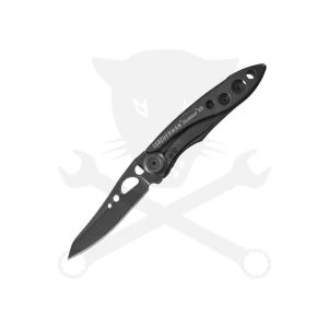 Kés, kihajtható Skeletool KB fekete kés