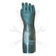 Alkatrészmosó Kesztyű duplán mártott PVC zöld 45cm XL-es 10,5-es