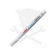 Jelölő filctoll, fehér marker 0.8 mm ipari Unipaint