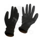 Kesztyű - szerelőkesztyű - Genius fekete XXL-es 11-es