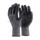 Kesztyű - szerelőkesztyű - szürke Nitril mártott bordáz teny 11/XXL