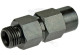 Kompressziómérő diesel óra csatlakozó adapter M12x1,5 BM - AG G1/4" KM